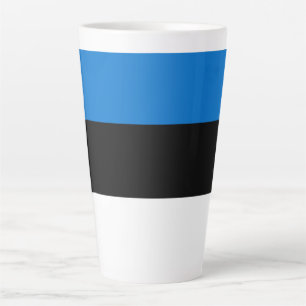 Tasse Latte Drapeau de l'Estonie