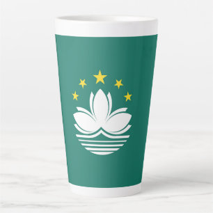 Tasse Latte Drapeau de Macao