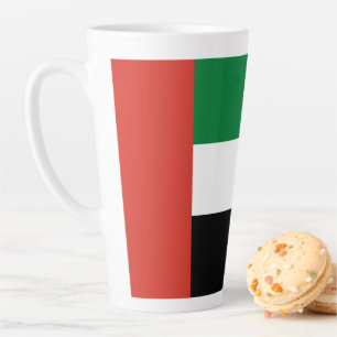 Tasse Latte Drapeau des Émirats arabes unis