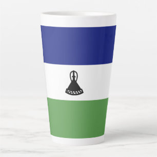 Tasse Latte drapeau du Lesotho