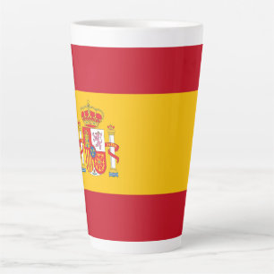 Tasse Latte Drapeau espagnol