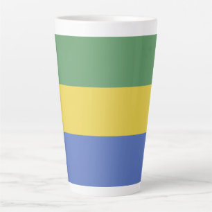 Tasse Latte Drapeau Gabon