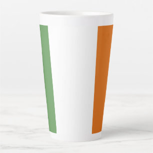 Tasse Latte Drapeau irlandais