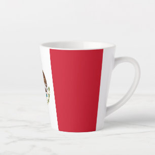 Tasse Latte Drapeau Mexicain - Drapeau du Mexique