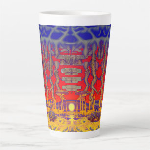 Tasse Latte Dreamland psychédélique