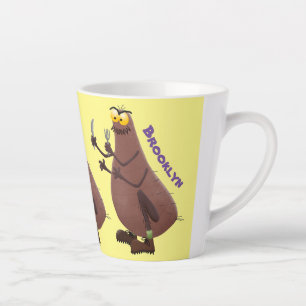 Tasse Latte Drôle affamé pulette affamée dessin animé