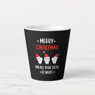 Tasse Latte Drôle Dental Christmas Deth - Joyeux Noël