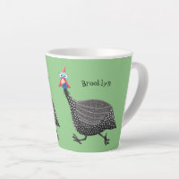 Drôle dessin animé d'oiseau de Guineafowl