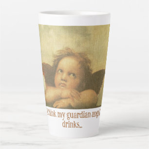 Tasse Latte Drôle Guardian Anel Citation