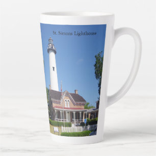 Tasse latte du phare de St. Simons
