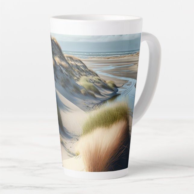 Tasse Latte Dunes d'or (Angle droit)