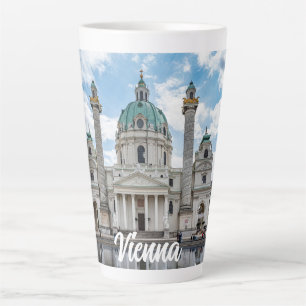 Tasse Latte Église Saint-Charles de Vienne en Autriche