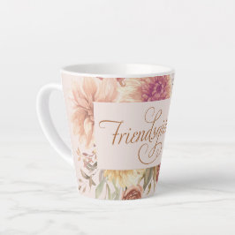 Tasse Latte Elégant Amical Soigné