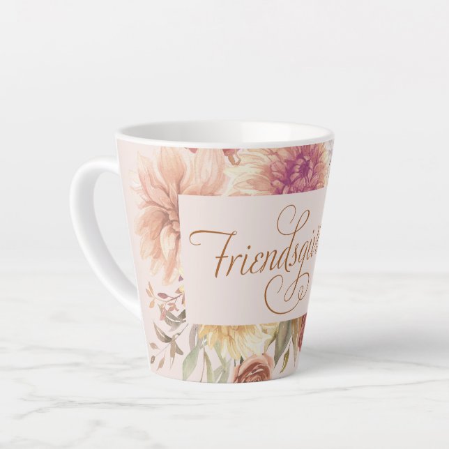 Tasse Latte Elégant Amical Soigné (Angle gauche)