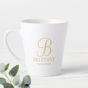 Tasse Latte Élégante domestique personnalisée