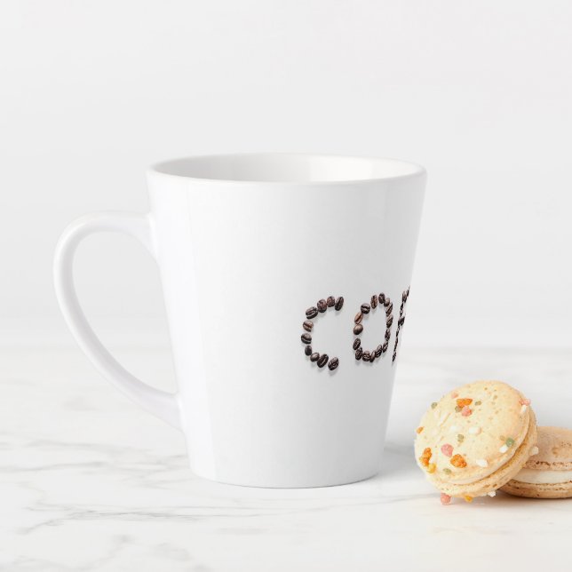 Tasse Latte Elégante tôle - Parfait pour votre moment café (En situation)