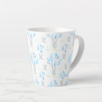 Eléphants mignons Ballons & Nuages Baby Boy Motif