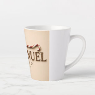 Tasse Latte EMMANUEL Matthieu 1:23 Noël Crème Chaude