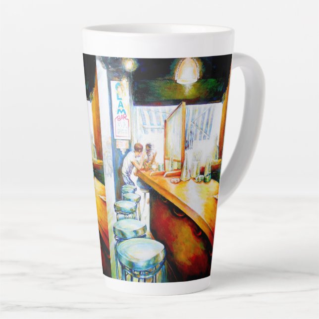 Tasse Latte Émotionnel pour motiver, logique pour justifier (Angle droit)