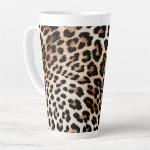 Tasse Latte Empreinte de léopard Brown Cream