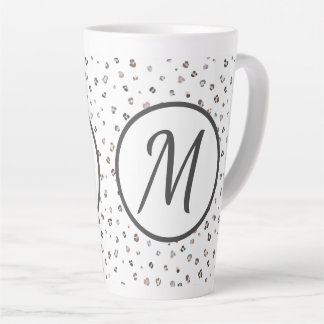 Tasse Latte Empreinte de léopard multicolore Monogram
