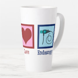 Tasse Latte Endoscopie Peace Love
