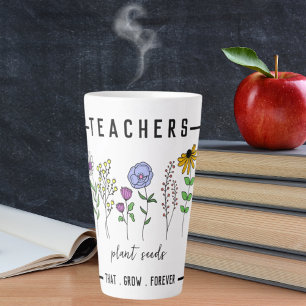 Tasse Latte Enseignants Plantes semences qui grandissent pour 