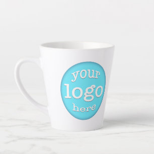 Tasse Latte Entreprise d'affaires sur mesure Barista Cafe Logo