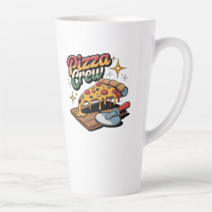Tasse Latte Équipage de pizza