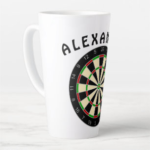 Tasse Latte Équipement de sport - cible de fléchettes 1