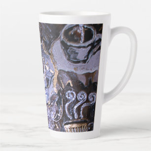 Tasse Latte Espresso Café Cappuccino Revêtement Métallique