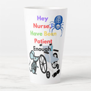 Tasse Latte Être patient ne devrait pas vous tuer