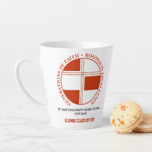 Tasse Latte Étudiants de l'école secondaire St. Bartholomew La