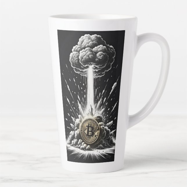 Tasse Latte Explosion de BTC (Droite)