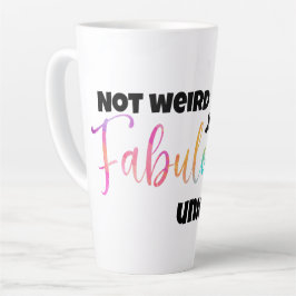 Tasse Latte Fabulement unique pour les amateurs de lattes