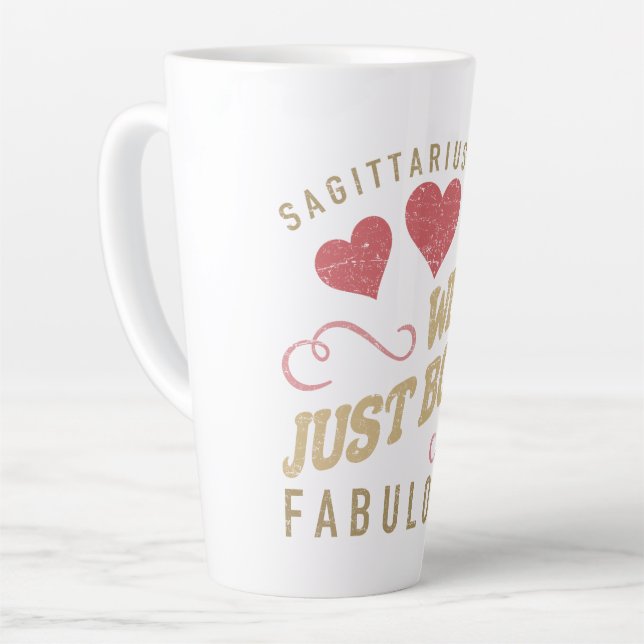 Tasse Latte Fabuleux Sagittaire Pour Les Femmes (Angle gauche)