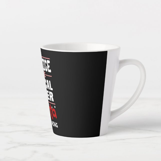 Tasse Latte Facteur Médicale (Droite)
