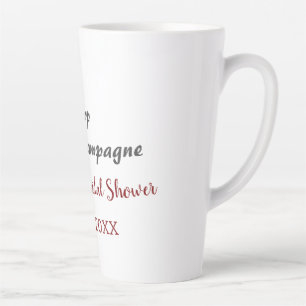 Tasse Latte Faire sauter le Champagne rose enterrement de vie 