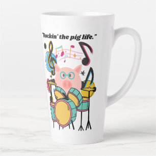 Tasse Latte Faire vibrer la vie de cochon