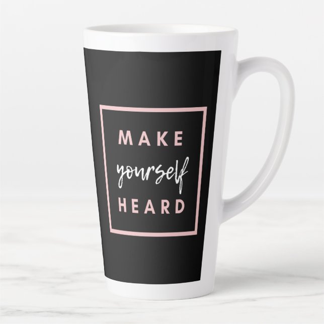 Tasse Latte Faites-vous entendre des coqs (Droite)