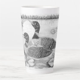 Tasse Latte Famille Loon