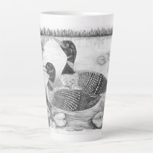 Tasse Latte Famille Loon