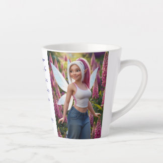 Tasse Latte Fée de la Fleur de Vulpin