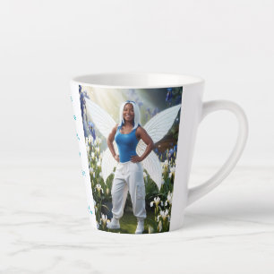 Tasse Latte Fée Iris blanche