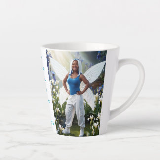 Tasse Latte Fée Iris blanche