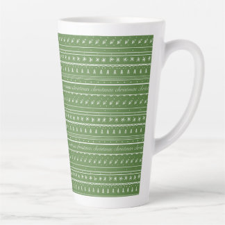 Tasse Latte Fête de Noël