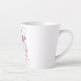 Tasse Latte fête des valentines