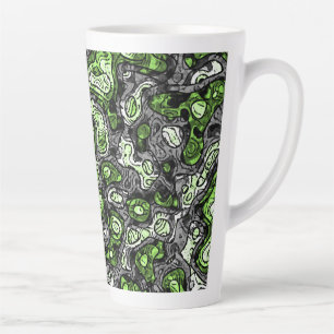 Tasse Latte Fier trippy grunge funky abstrait agender Pride