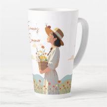 Fille de jardin personnalisée Floral personnalisé