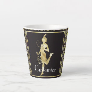Tasse Latte Fille Flapper des années 1920 Thunder_Cove